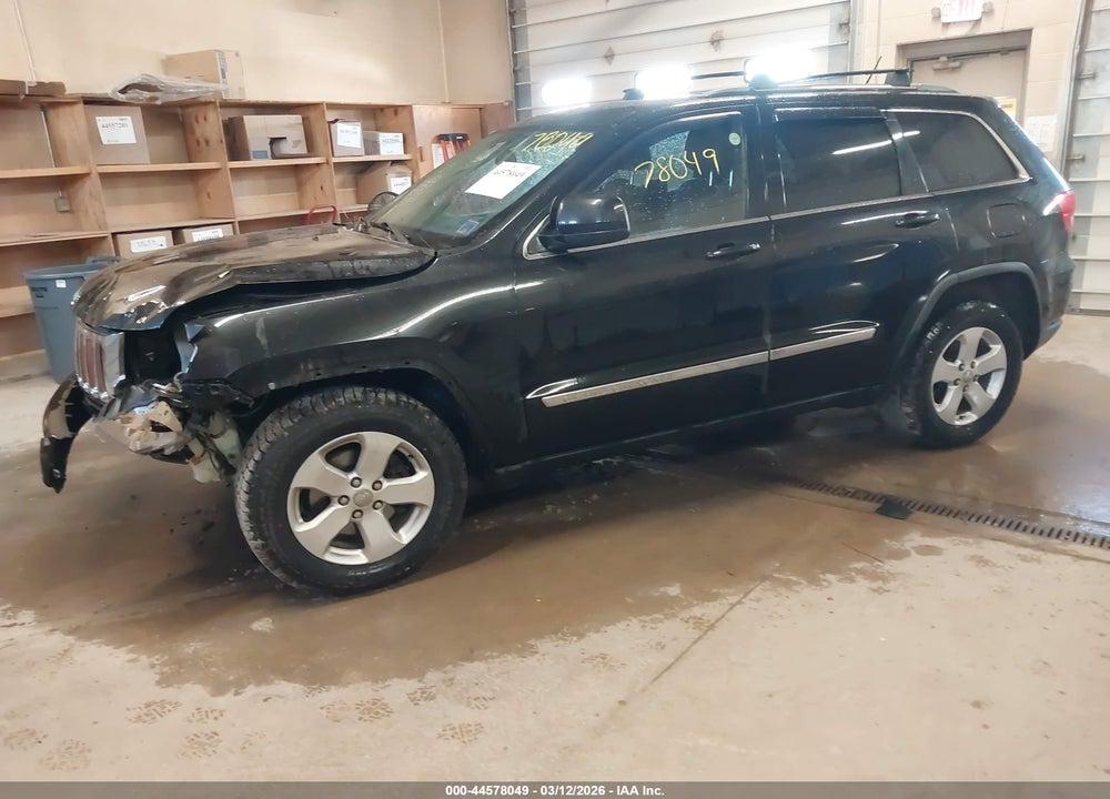 2012 JEEP GRAND CHEROKEE LAREDO VIN: 1C4RJFAG0CC163754