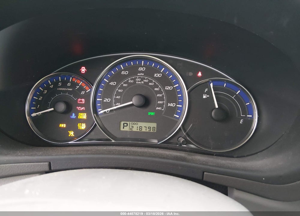 2010 SUBARU FORESTER 2.5X PREMIUM VIN: JF2SH6CC1AH737299