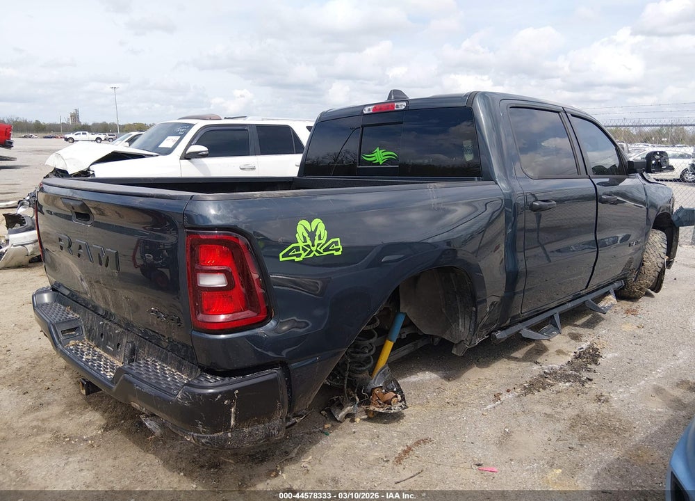 2025 RAM 1500 WARLOCK  4X4 5'7 BOX VIN: 1C6SRFGP1SN682906
