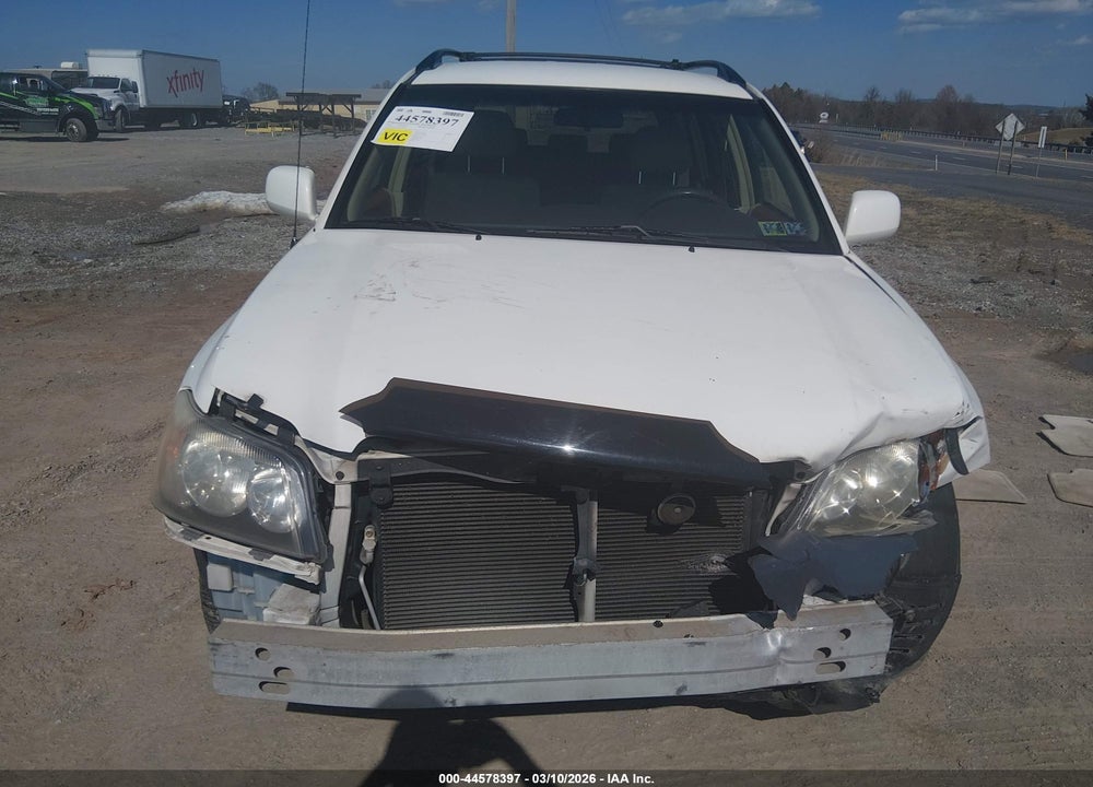 2001 TOYOTA HIGHLANDER V6 VIN: JTEGF21A510012819