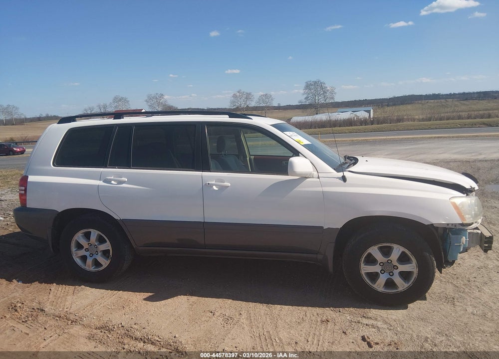 2001 TOYOTA HIGHLANDER V6 VIN: JTEGF21A510012819