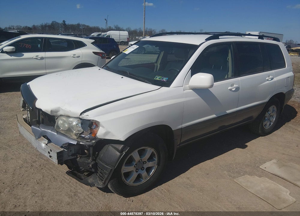 2001 TOYOTA HIGHLANDER V6 VIN: JTEGF21A510012819