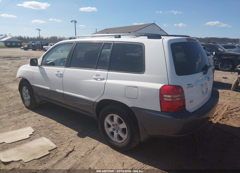 2001 TOYOTA HIGHLANDER V6 VIN: JTEGF21A510012819