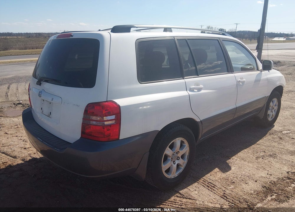 2001 TOYOTA HIGHLANDER V6 VIN: JTEGF21A510012819