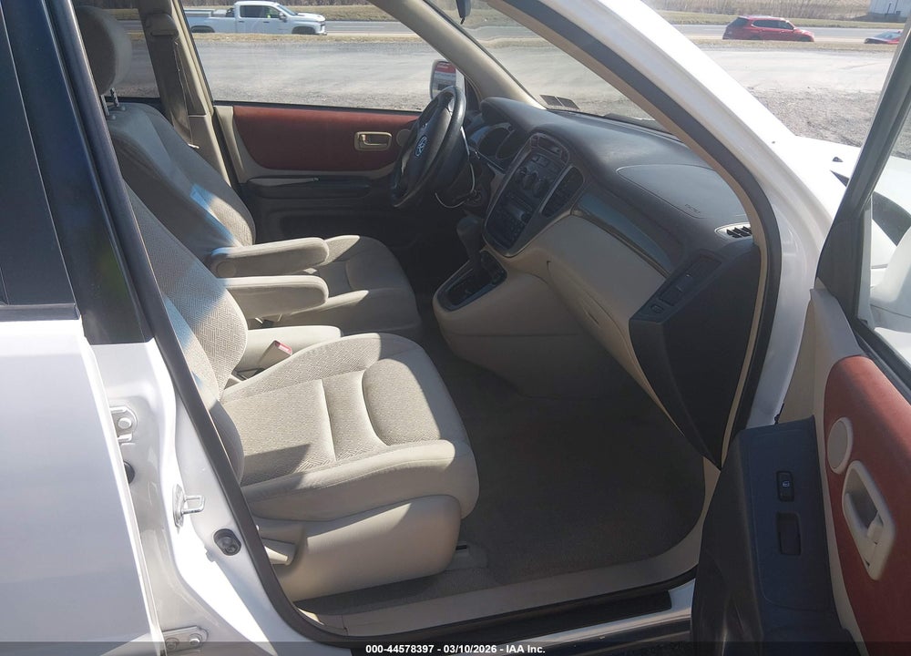 2001 TOYOTA HIGHLANDER V6 VIN: JTEGF21A510012819