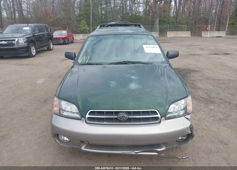 2002 SUBARU OUTBACK VIN: 4S3BH665627665132