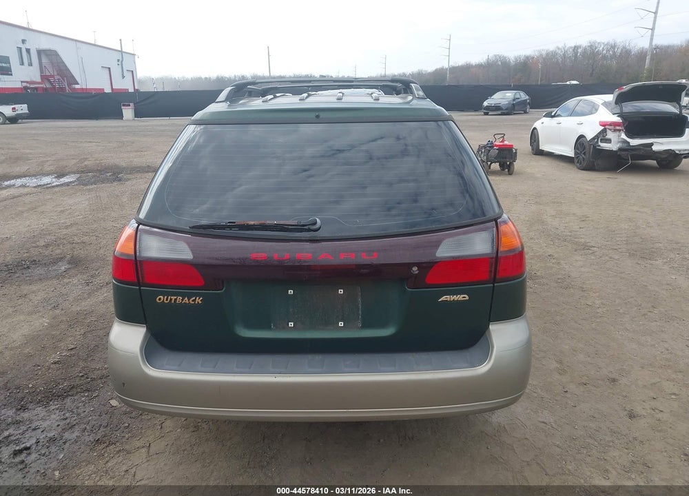2002 SUBARU OUTBACK VIN: 4S3BH665627665132