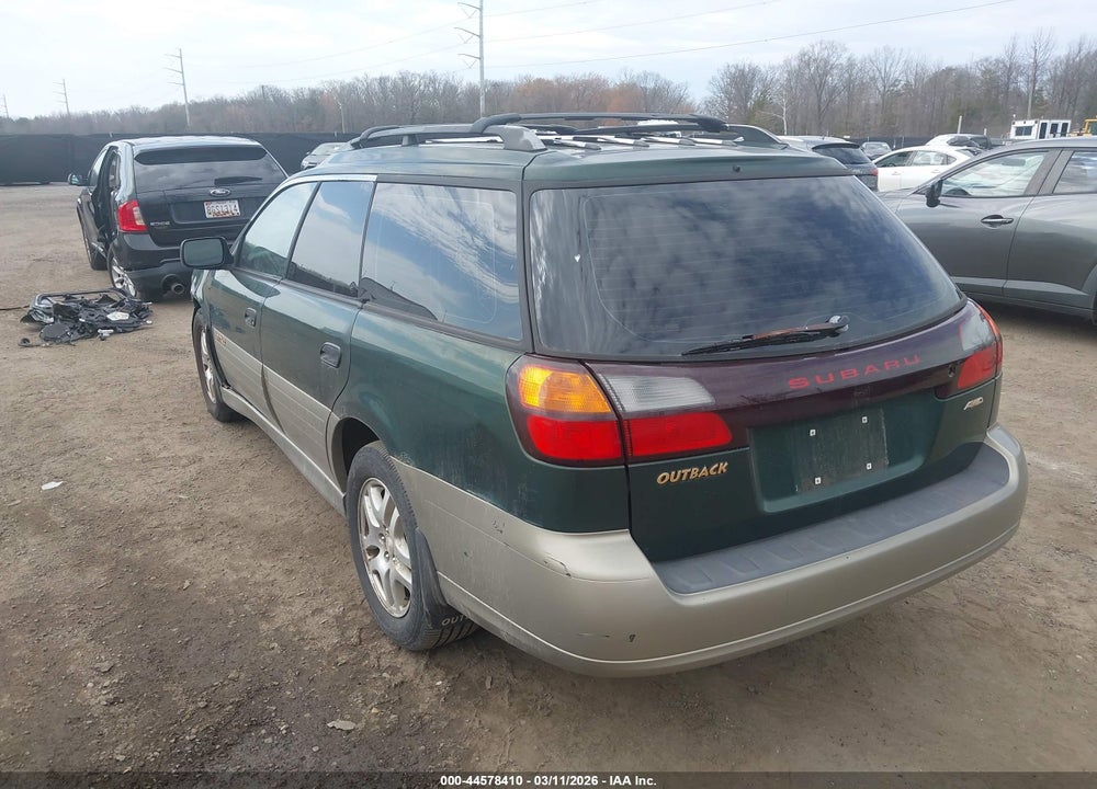 2002 SUBARU OUTBACK VIN: 4S3BH665627665132