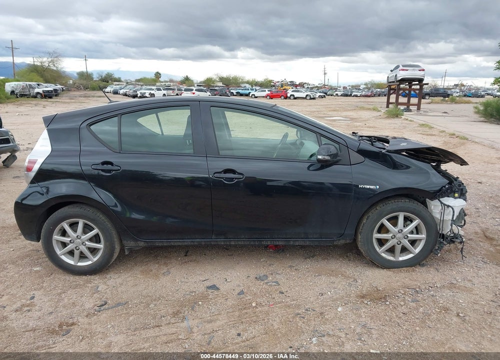 2012 TOYOTA PRIUS C THREE VIN: JTDKDTB32C1029326