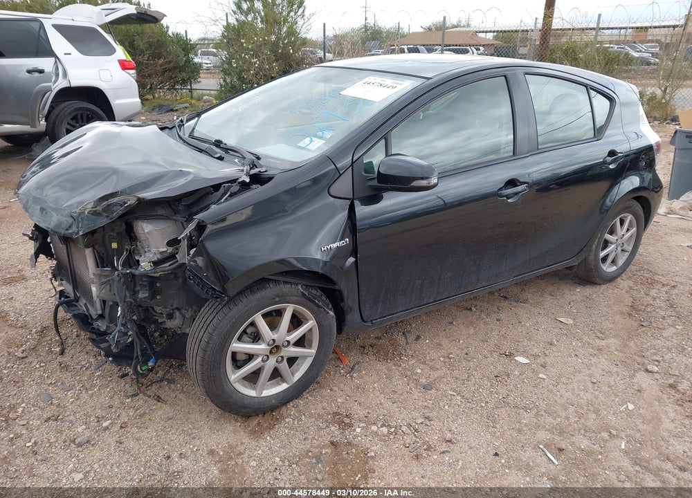 2012 TOYOTA PRIUS C THREE VIN: JTDKDTB32C1029326