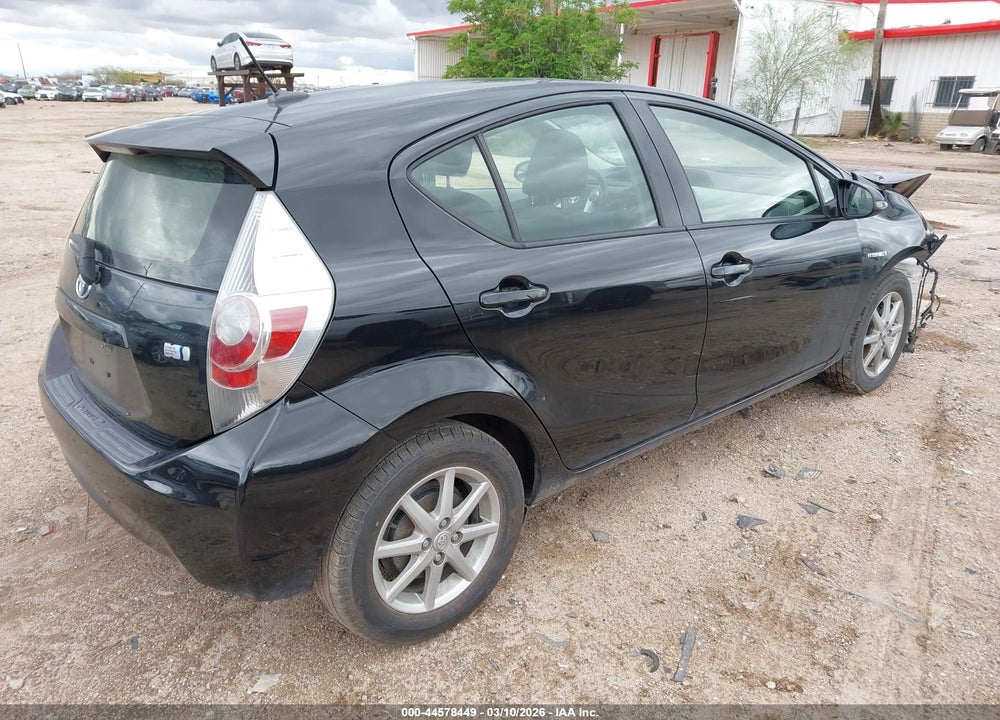 2012 TOYOTA PRIUS C THREE VIN: JTDKDTB32C1029326