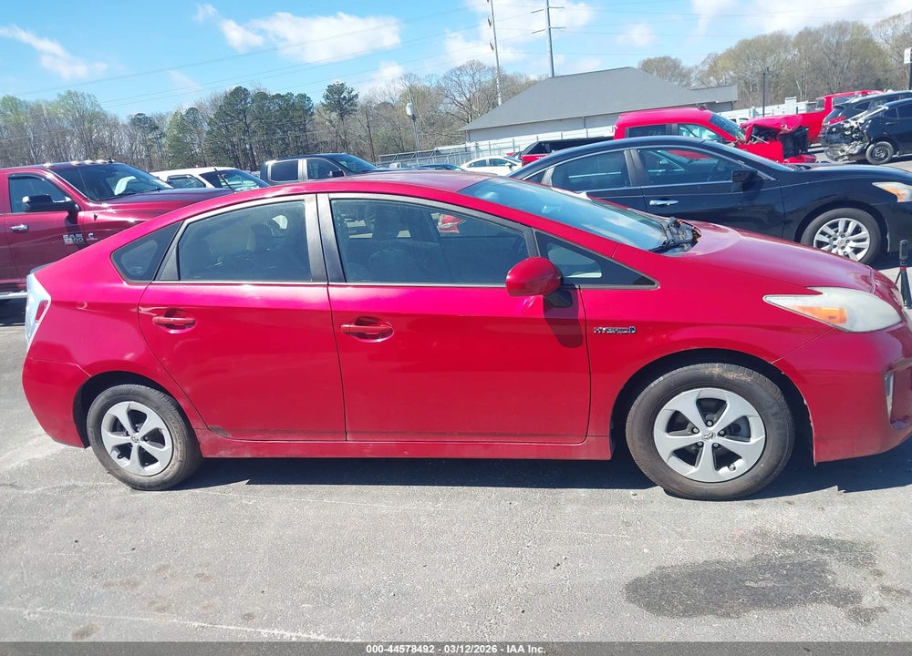 2013 TOYOTA PRIUS THREE VIN: JTDKN3DU4D0342324