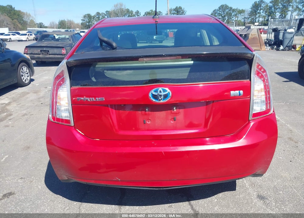 2013 TOYOTA PRIUS THREE VIN: JTDKN3DU4D0342324