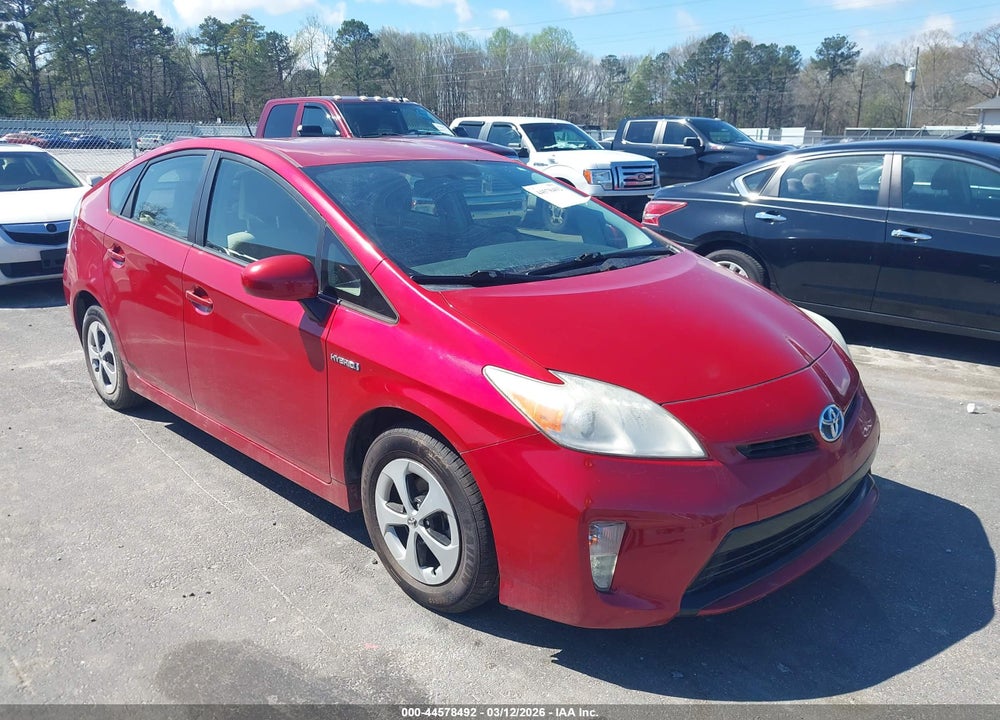 2013 TOYOTA PRIUS THREE VIN: JTDKN3DU4D0342324