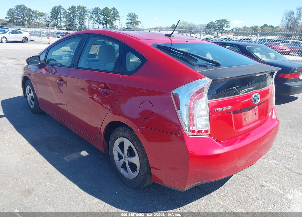 2013 TOYOTA PRIUS THREE VIN: JTDKN3DU4D0342324