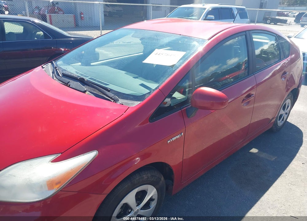 2013 TOYOTA PRIUS THREE VIN: JTDKN3DU4D0342324