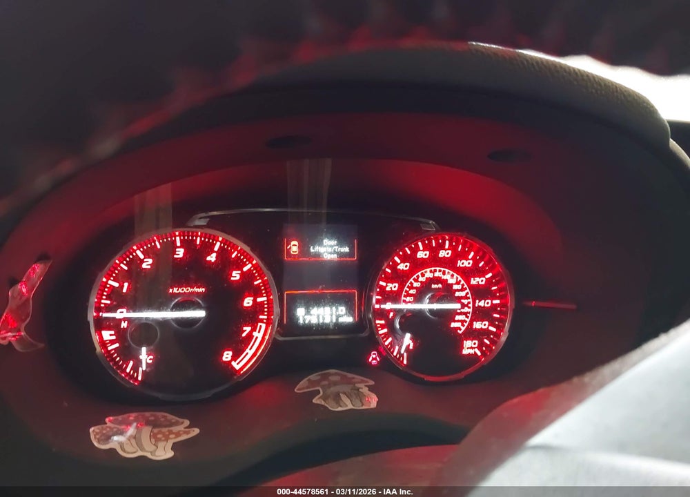 2015 SUBARU WRX LIMITED VIN: JF1VA1J62F9824877