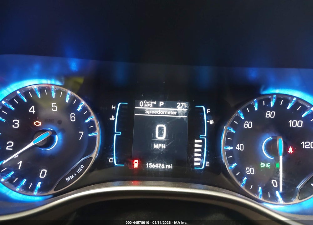 2017 CHRYSLER PACIFICA TOURING VIN: 2C4RC1DG1HR610616