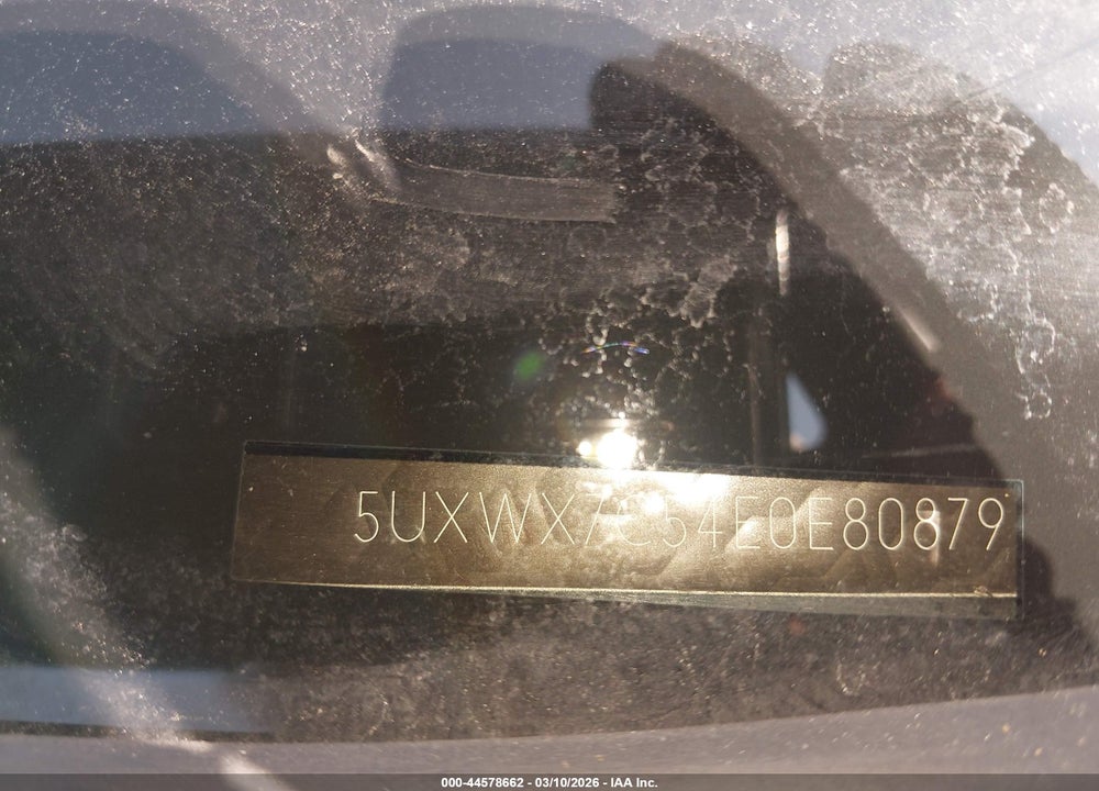 2014 BMW X3 XDRIVE35I VIN: 5UXWX7C54E0E80879