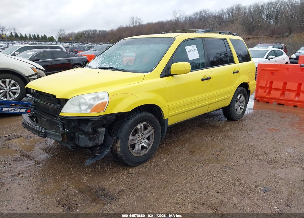 2005 HONDA PILOT EX-L VIN: 2HKYF18755H513084