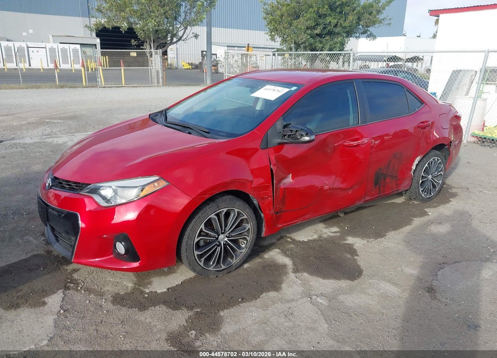2015 TOYOTA COROLLA S PLUS VIN: 5YFBURHE5FP340258