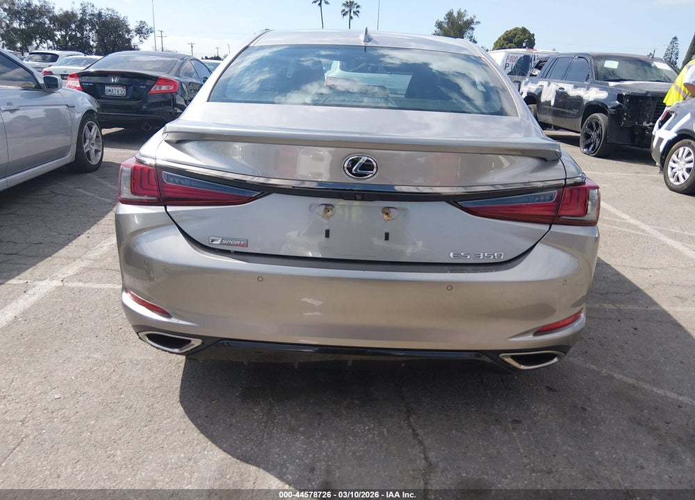 2019 LEXUS ES 350 F SPORT VIN: 58ABZ1B10KU044753