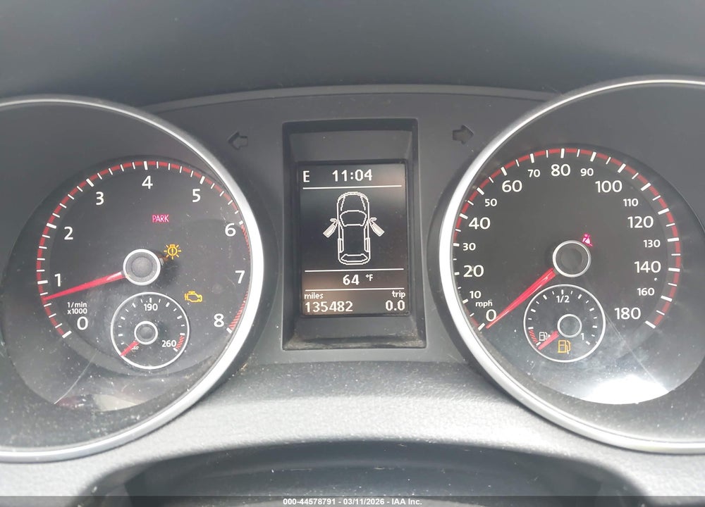 2012 VOLKSWAGEN GTI 2-DOOR/2-DOOR AUTOBAHN VIN: WVWED7AJ7CW150604
