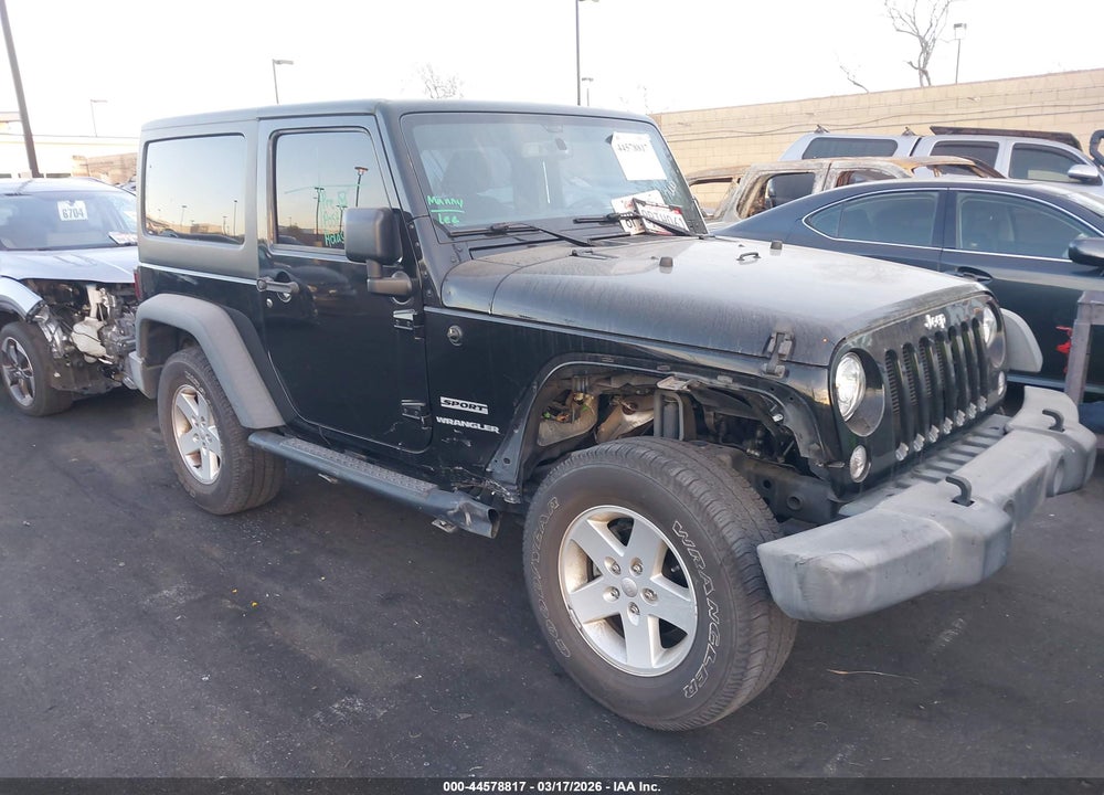 2017 JEEP WRANGLER SPORT 4X4 VIN: 1C4GJWAG9HL727433