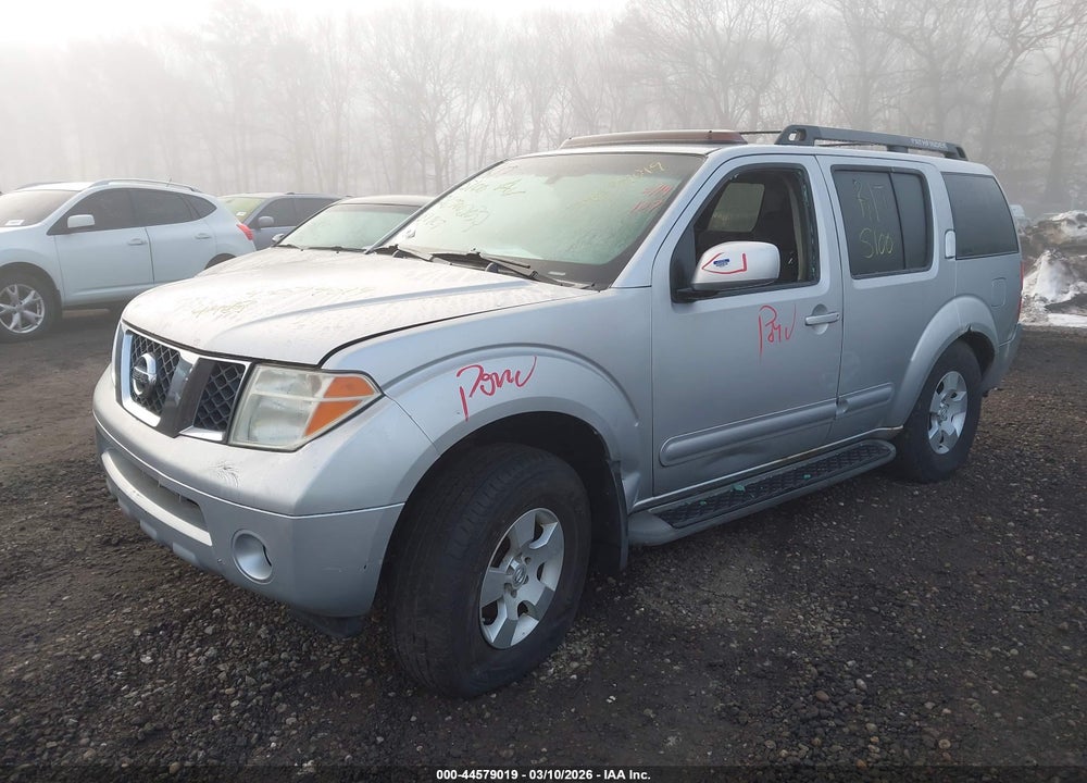 2005 NISSAN PATHFINDER SE VIN: 5N1AR18W05C767437