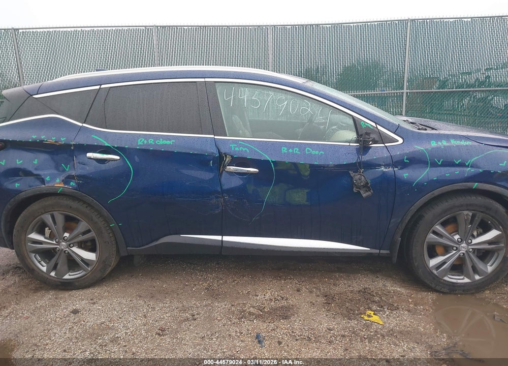 2019 NISSAN MURANO PLATINUM VIN: 5N1AZ2MS7KN101720