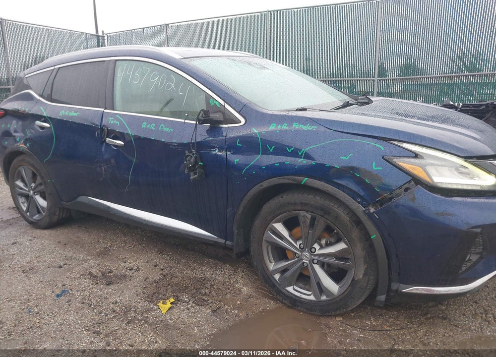 2019 NISSAN MURANO PLATINUM VIN: 5N1AZ2MS7KN101720