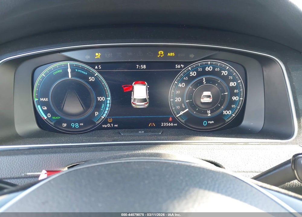 2019 VOLKSWAGEN E-GOLF SEL PREMIUM VIN: WVWPR7AUXKW908311