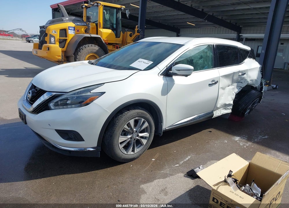 2018 NISSAN MURANO SL VIN: 5N1AZ2MH7JN108329