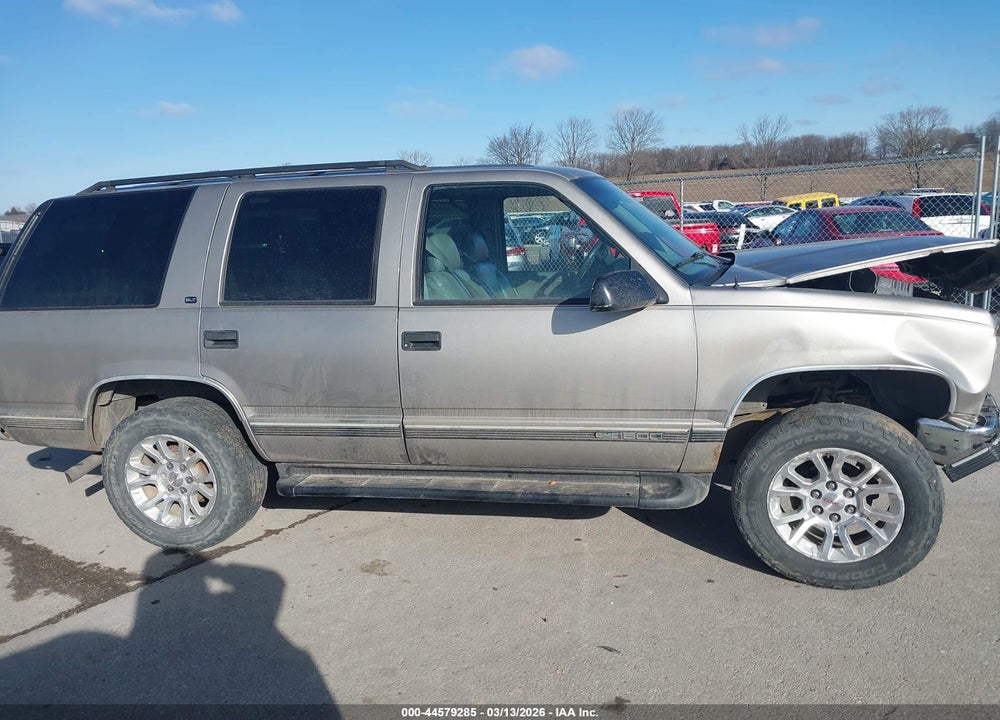 1999 GMC YUKON SLT CMI VIN: 1GKEK13R8XJ751923