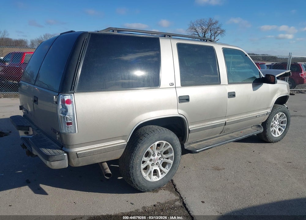 1999 GMC YUKON SLT CMI VIN: 1GKEK13R8XJ751923