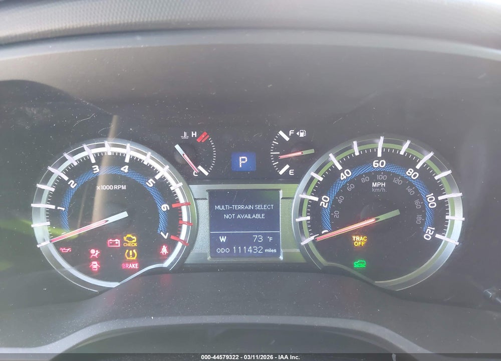 2017 TOYOTA 4RUNNER TRD OFF ROAD PREMIUM VIN: JTEBU5JR6H5438152