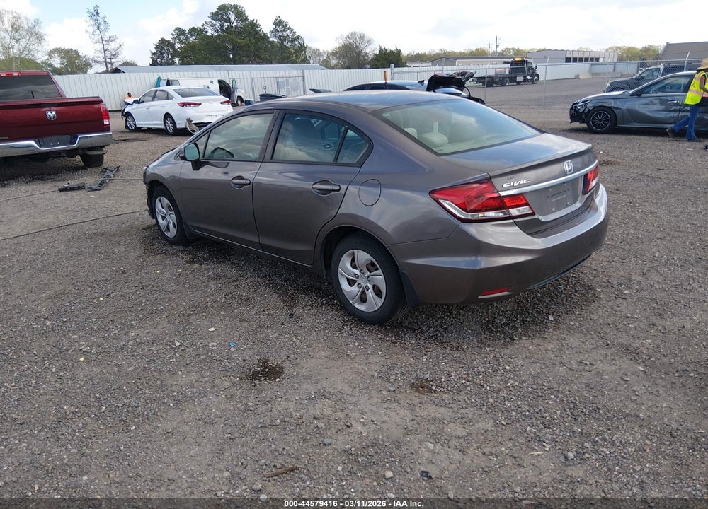 2013 HONDA CIVIC LX VIN: 19XFB2F52DE053802