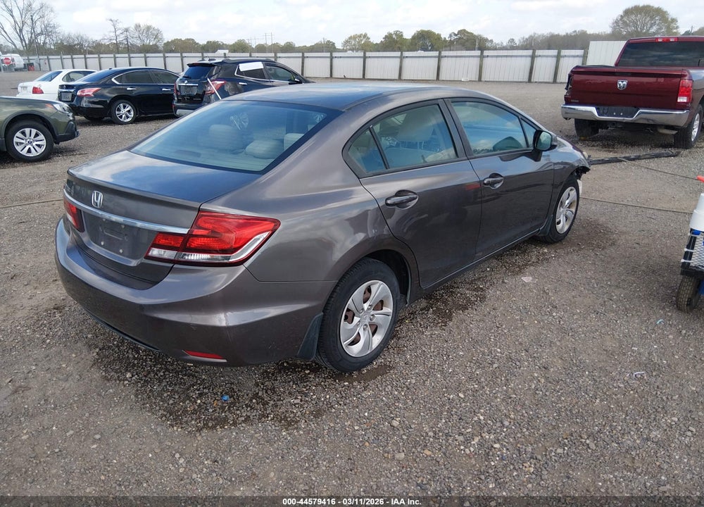 2013 HONDA CIVIC LX VIN: 19XFB2F52DE053802