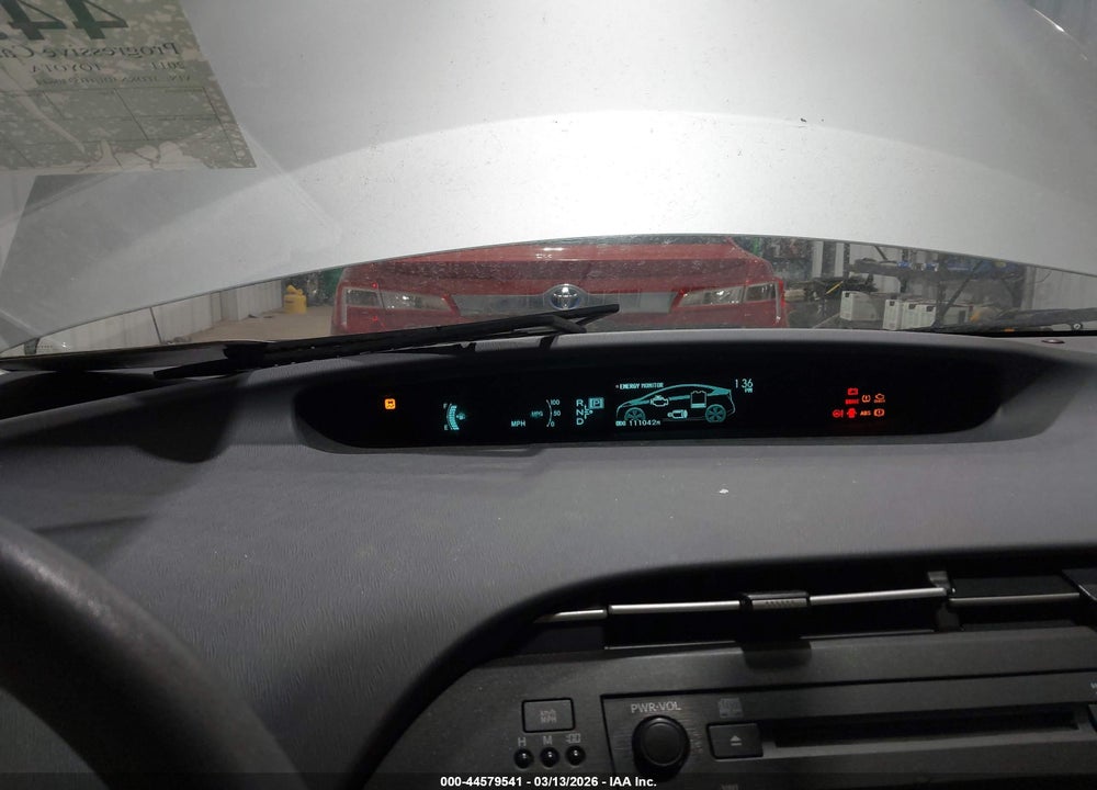 2011 TOYOTA PRIUS TWO VIN: JTDKN3DU1B5340644