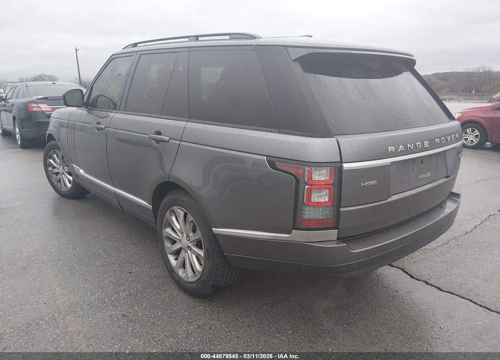 2014 LAND ROVER RANGE ROVER 3.0L V6 SUPERCHARGED HSE VIN: SALGS2WF3EA194002