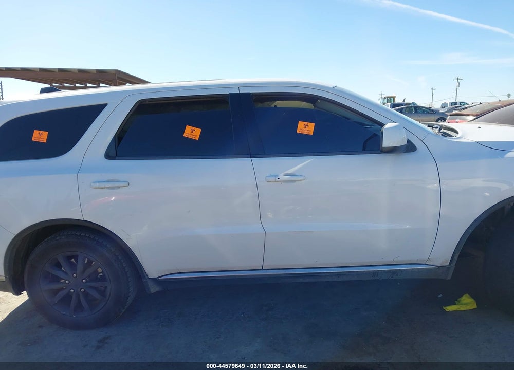 2019 DODGE DURANGO SXT RWD VIN: 1C4RDHAG8KC549954