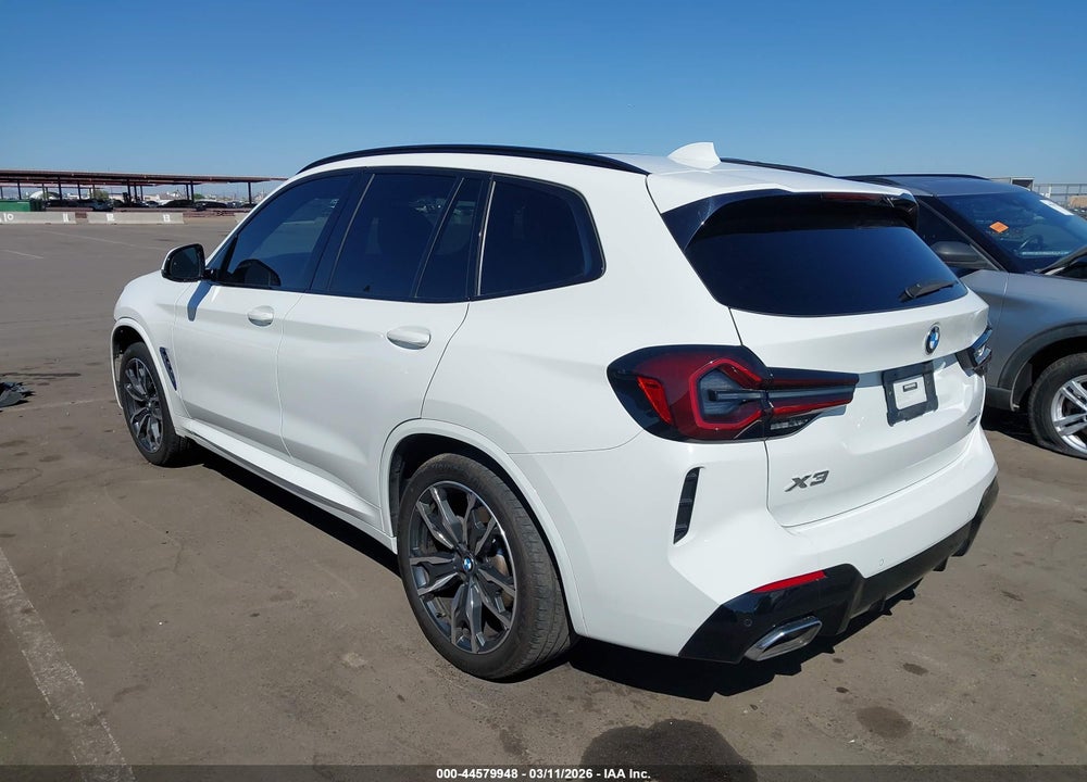 2022 BMW X3 SDRIVE30I VIN: 5UX43DP00N9K26868