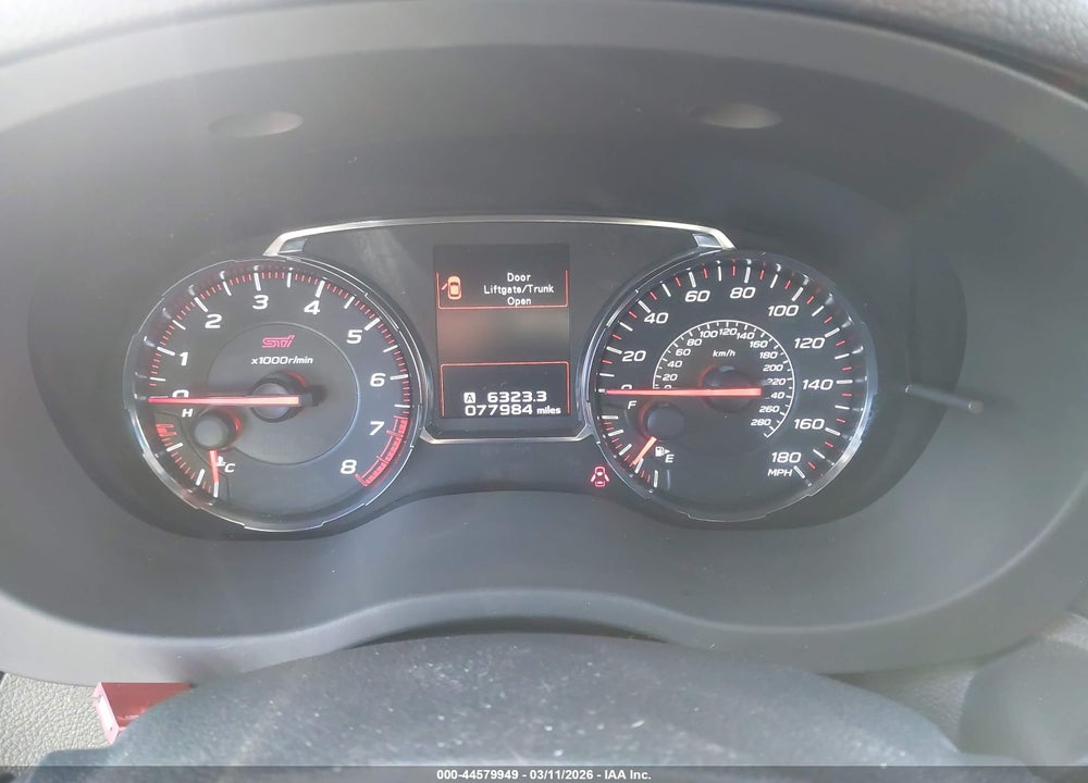 2018 SUBARU WRX STI VIN: JF1VA2N68J9806053