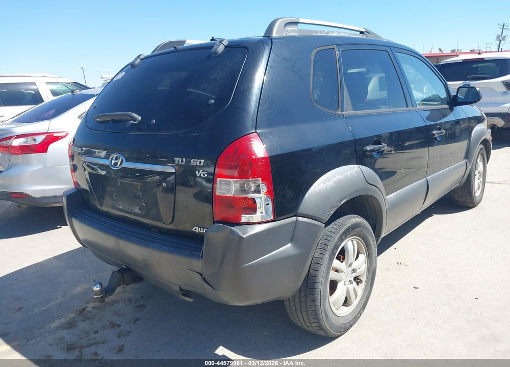2008 HYUNDAI TUCSON LIMITED V6/SE VIN: KM8JN72DX8U884415