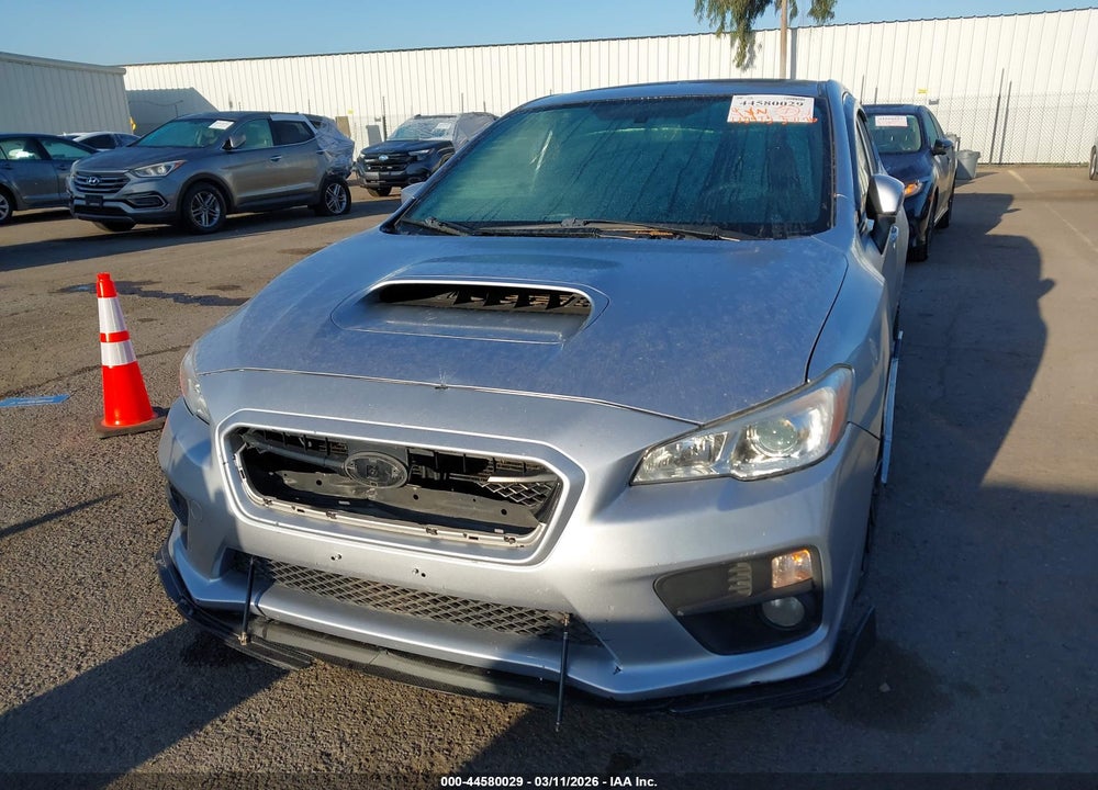 2015 SUBARU WRX PREMIUM VIN: JF1VA1D62F9837009