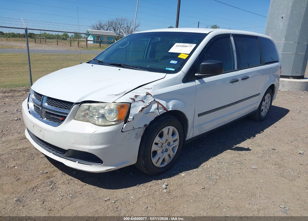 2014 DODGE GRAND CARAVAN AMERICAN VALUE PKG VIN: 2C4RDGBG7ER129574