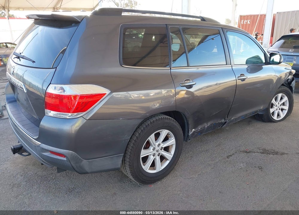 2012 TOYOTA HIGHLANDER BASE V6 VIN: 5TDZK3EH7CS061946