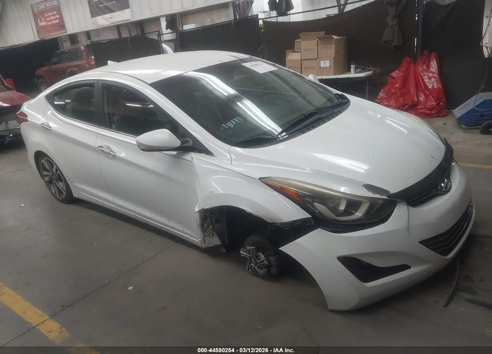 2014 HYUNDAI ELANTRA LIMITED VIN: 5NPDH4AE3EH510803