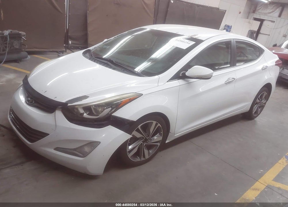 2014 HYUNDAI ELANTRA LIMITED VIN: 5NPDH4AE3EH510803