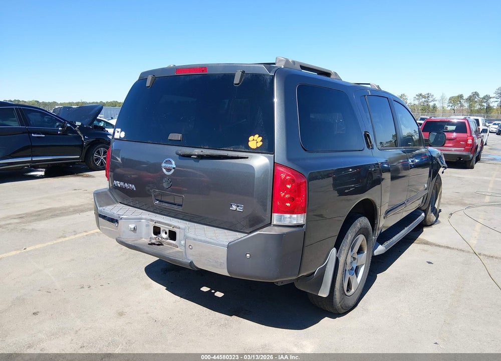 2007 NISSAN ARMADA SE VIN: 5N1BA08A87N708041